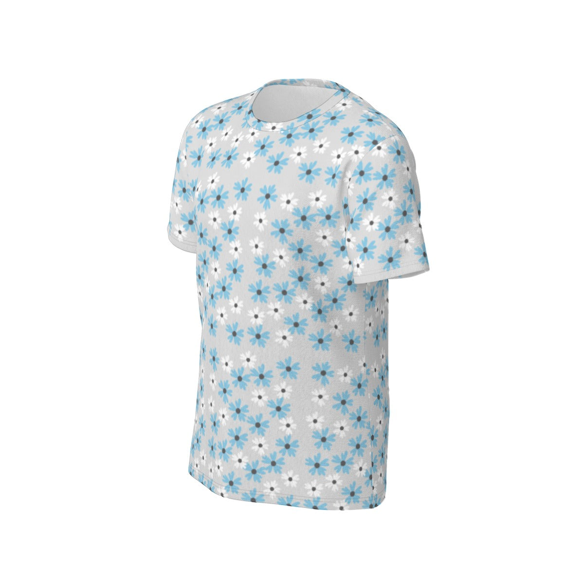 Blue Flower Print Shirt-Jupi Collects Online Market