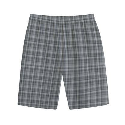 100% Cotton Grey Plaid Shorts-Jupi Collects Online Market