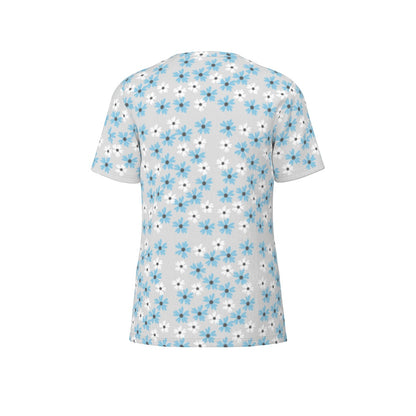 Blue Flower Print Shirt-Jupi Collects Online Market