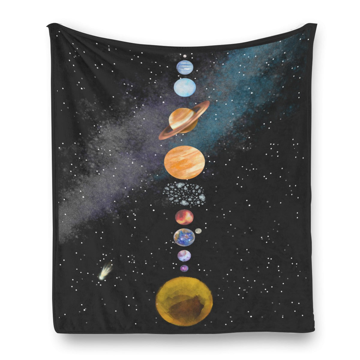 Solar System Flannel Blanket-Jupi Collects Online Market