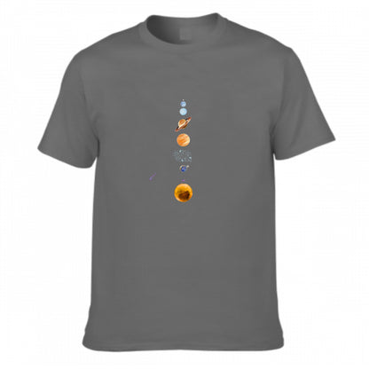 Solar System O-neck T-shirt 100% Cotton-Jupi Collects Online Market