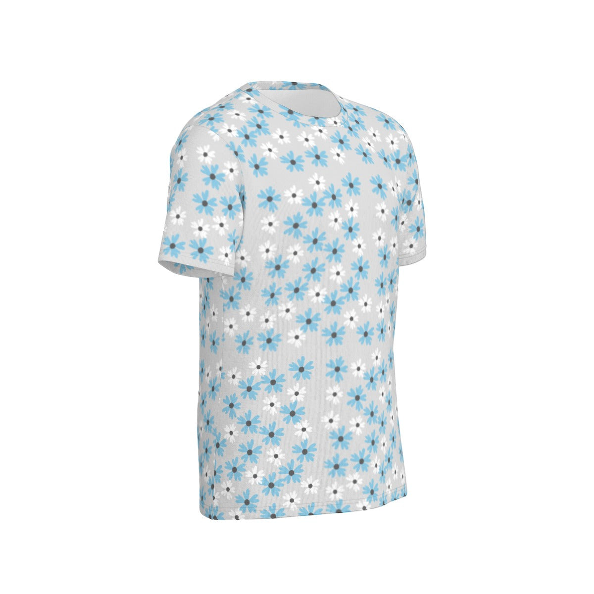 Blue Flower Print Shirt-Jupi Collects Online Market