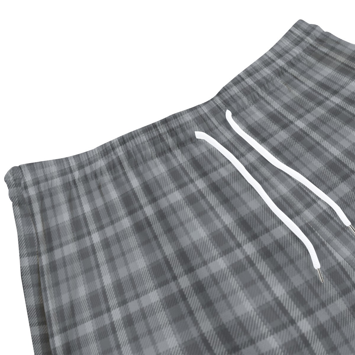 100% Cotton Grey Plaid Shorts-Jupi Collects Online Market