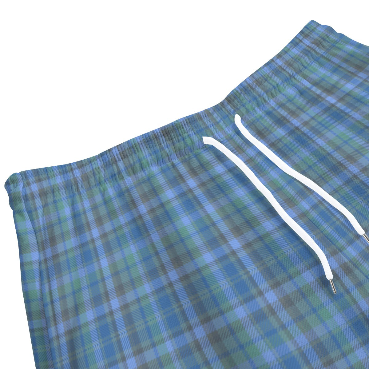 100% Cotton Blue Plaid Shorts-Jupi Collects Online Market