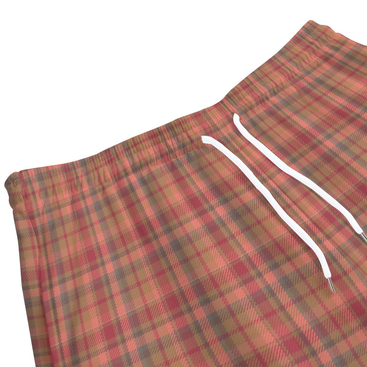 100% Cotton Warm Tone Plaid Shorts-Jupi Collects Online Market