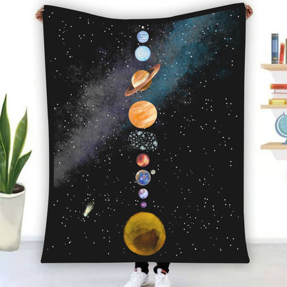 Solar System Flannel Blanket-Jupi Collects Online Market