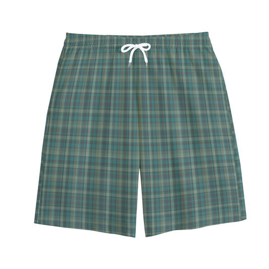 100% Cotton Green Plaid Shorts-Jupi Collects Online Market