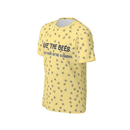 SAVE THE BEES 100% Cotton Unisex Shirt Benefiting The Nature Conservancy