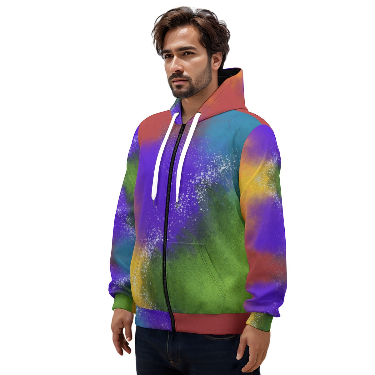 Raibow Full Zip Hoodie-Jupi Collects Online Market