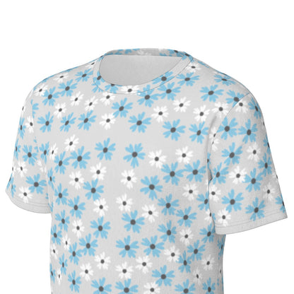 Blue Flower Print Shirt-Jupi Collects Online Market