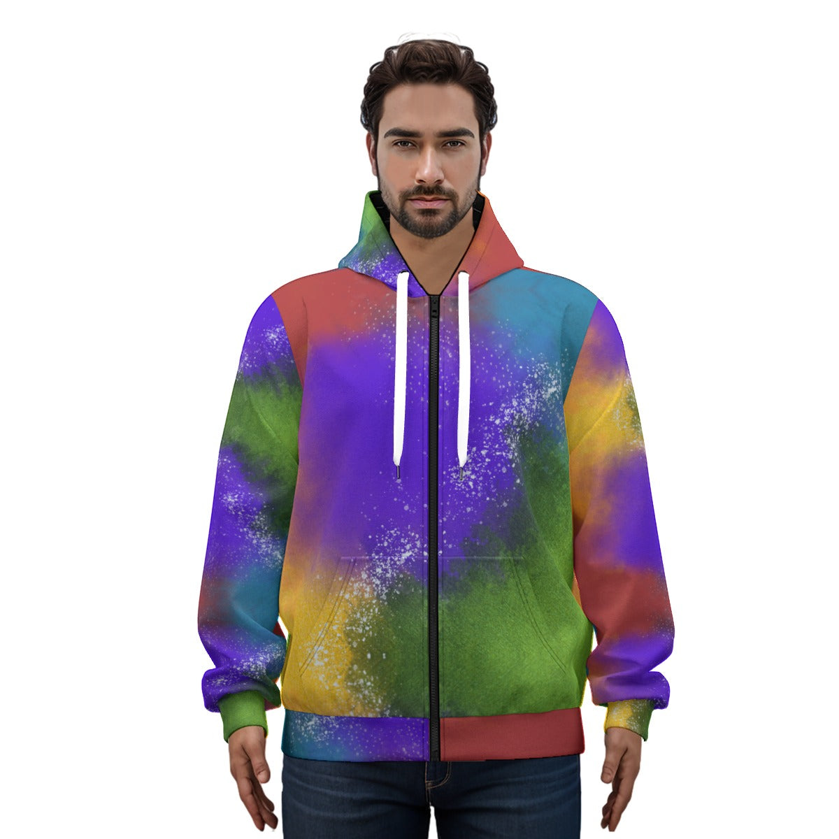 Raibow Full Zip Hoodie-Jupi Collects Online Market