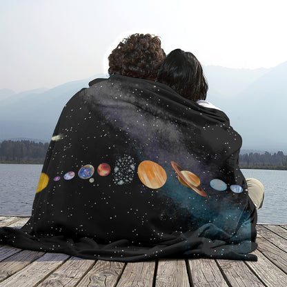 Solar System Flannel Blanket-Jupi Collects Online Market