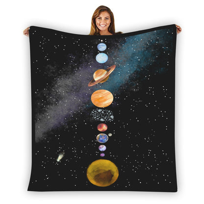 Solar System Flannel Blanket-Jupi Collects Online Market