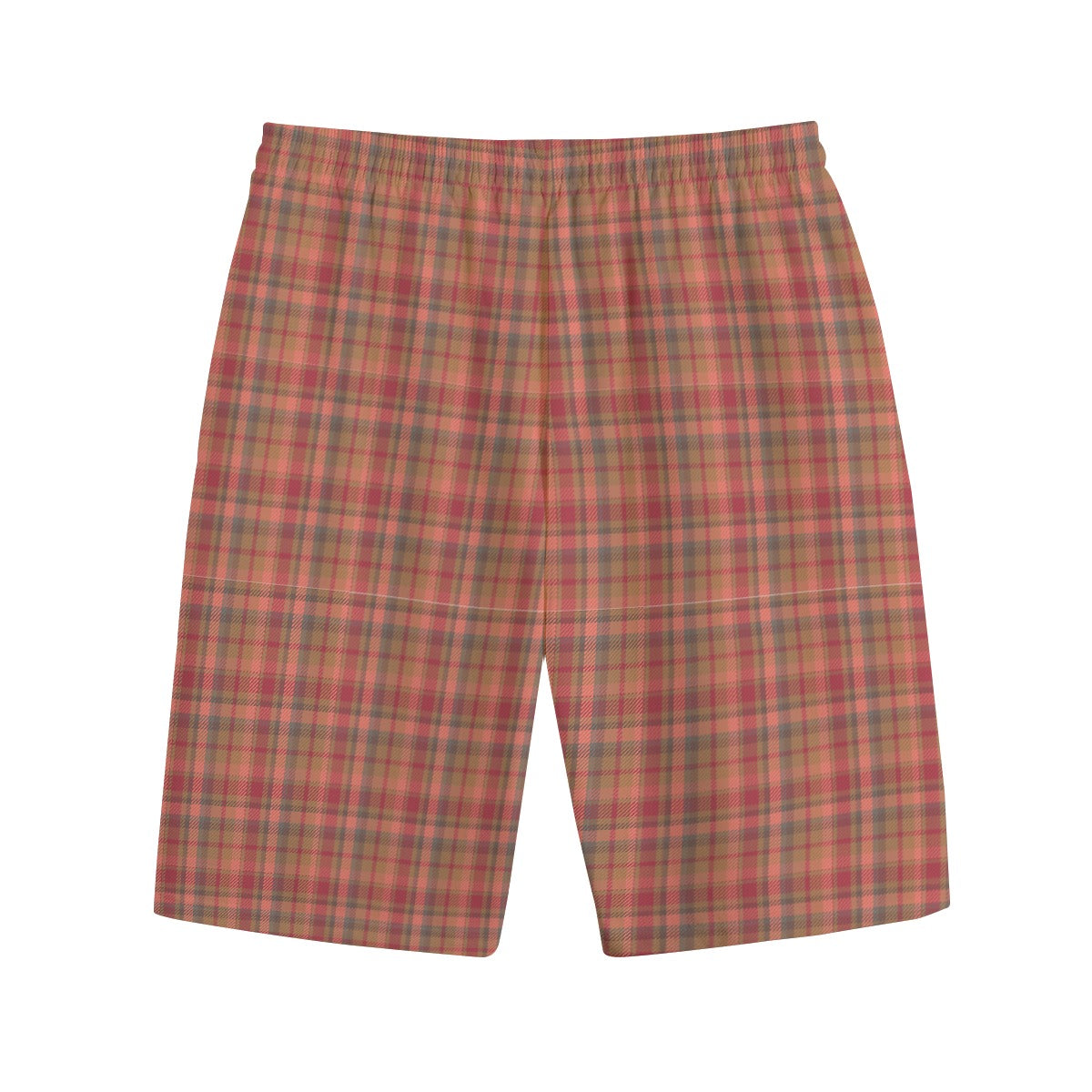 100% Cotton Warm Tone Plaid Shorts-Jupi Collects Online Market