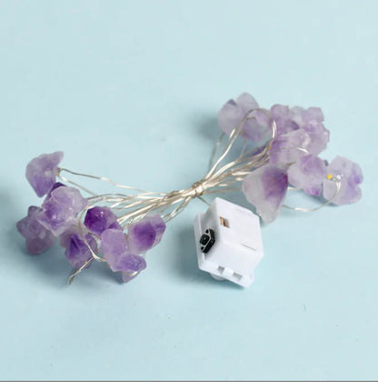 Natural Amethyst Decorative Lights Stones-Jupi Collects Online Market