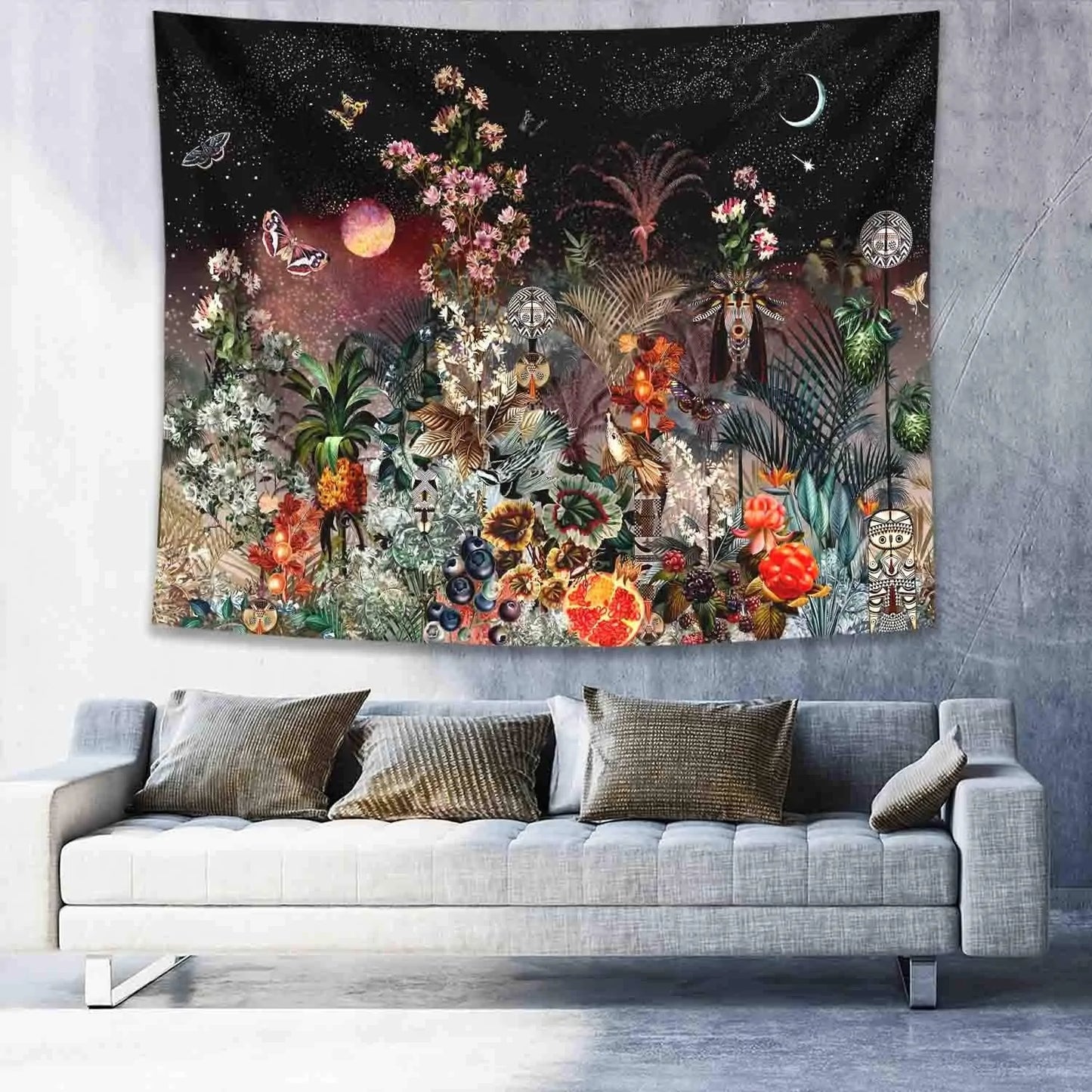 Moon Starry Tapestry-Jupi Collects Online Market