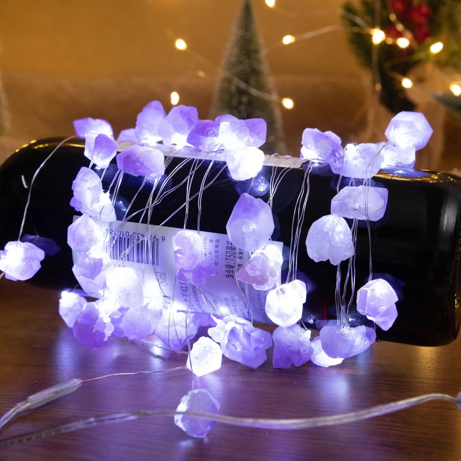 Natural Amethyst Decorative Lights Stones-Jupi Collects Online Market