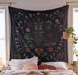 Botanical Celestial Moon Phase Wall Tapestry-Jupi Collects Online Market