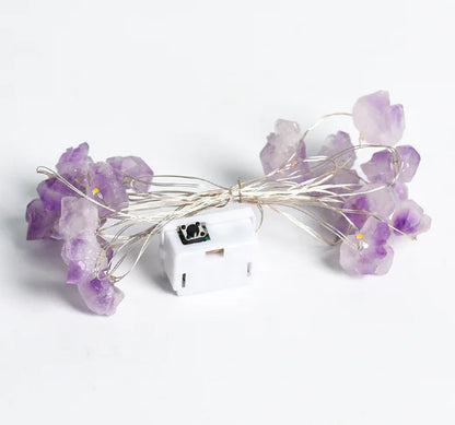 Natural Amethyst Decorative Lights Stones-Jupi Collects Online Market