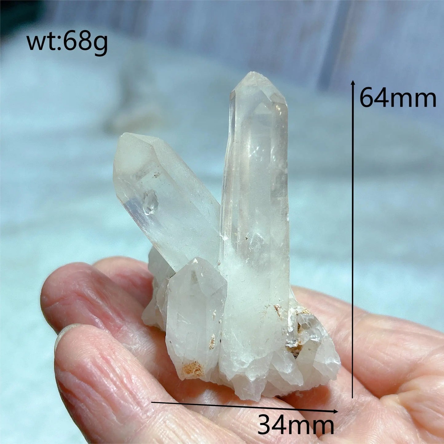 Healing Natural Crystals Clear Quartz Cluster-Jupi Collects Online Market