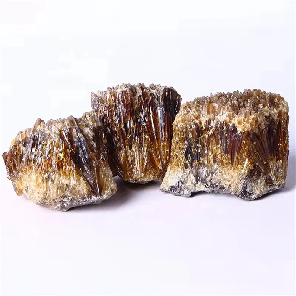 Natural Crystal Amber Calcite Cluster-Jupi Collects Online Market