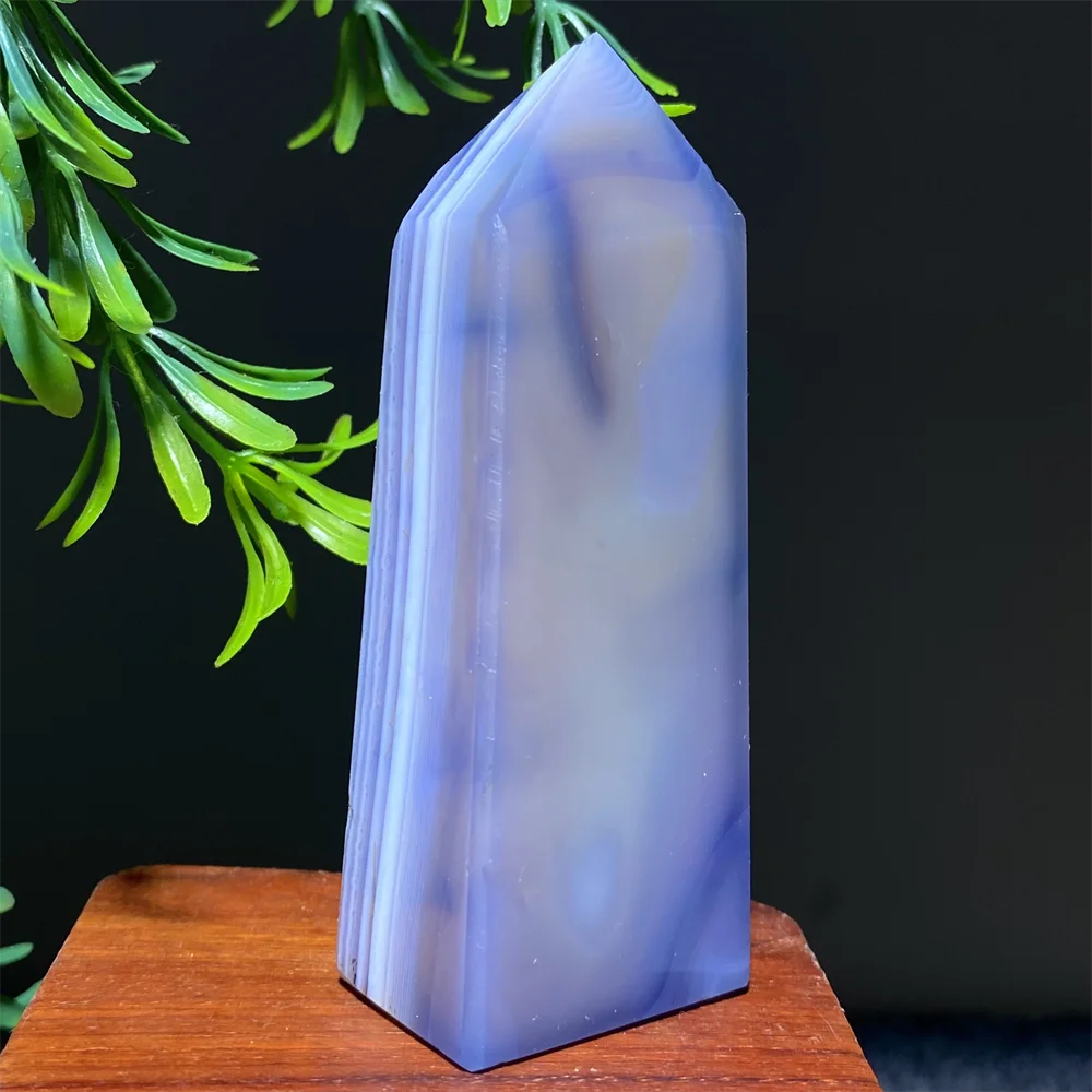 Natural Violet lace Agate  Tower-Jupi Collects Online Market