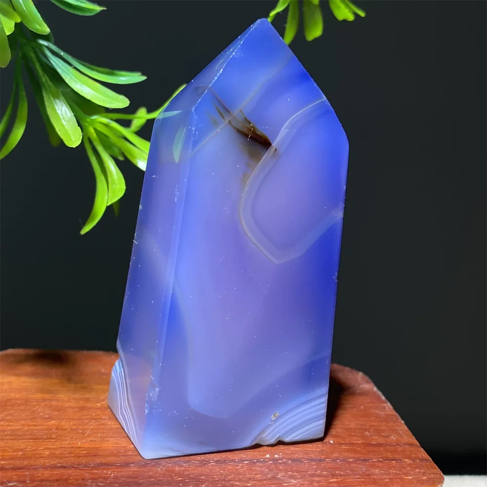 Natural Violet lace Agate  Tower-Jupi Collects Online Market