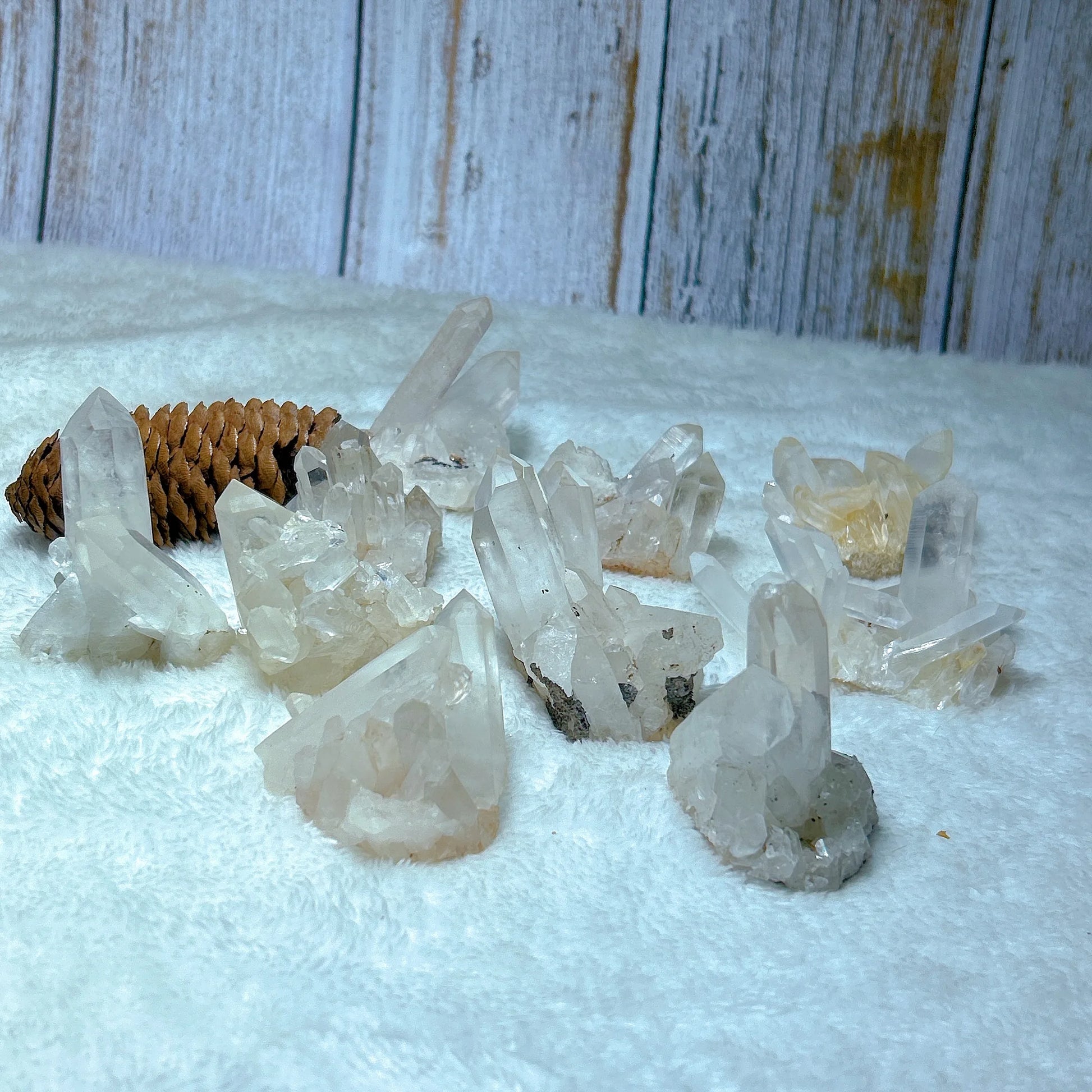 Healing Natural Crystals Clear Quartz Cluster-Jupi Collects Online Market