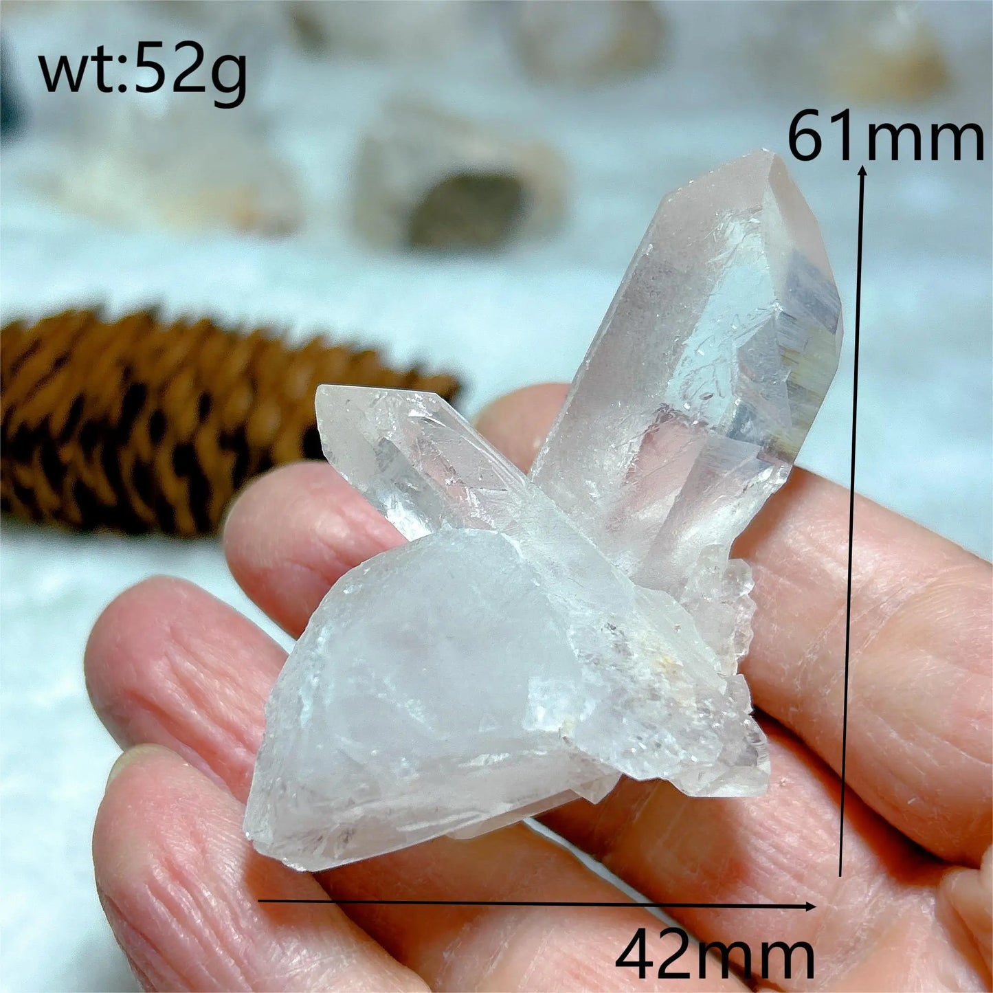 Healing Natural Crystals Clear Quartz Cluster-Jupi Collects Online Market