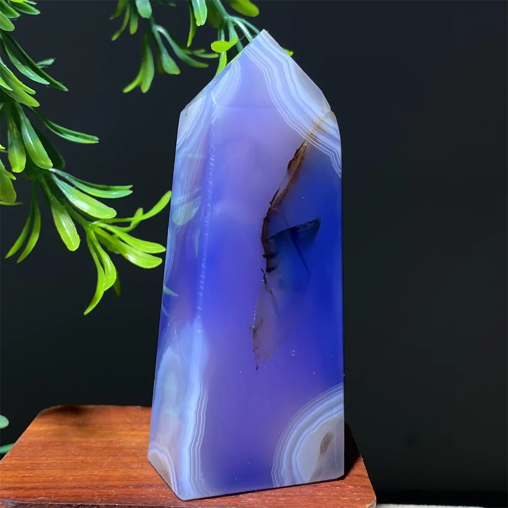 Natural Violet lace Agate  Tower-Jupi Collects Online Market