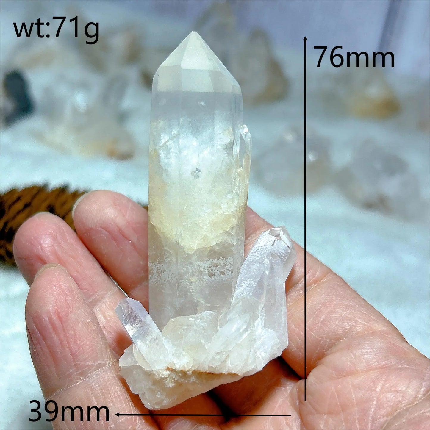 Healing Natural Crystals Clear Quartz Cluster-Jupi Collects Online Market