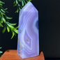 Natural Violet lace Agate  Tower-Jupi Collects Online Market