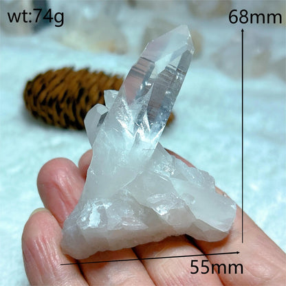 Healing Natural Crystals Clear Quartz Cluster-Jupi Collects Online Market