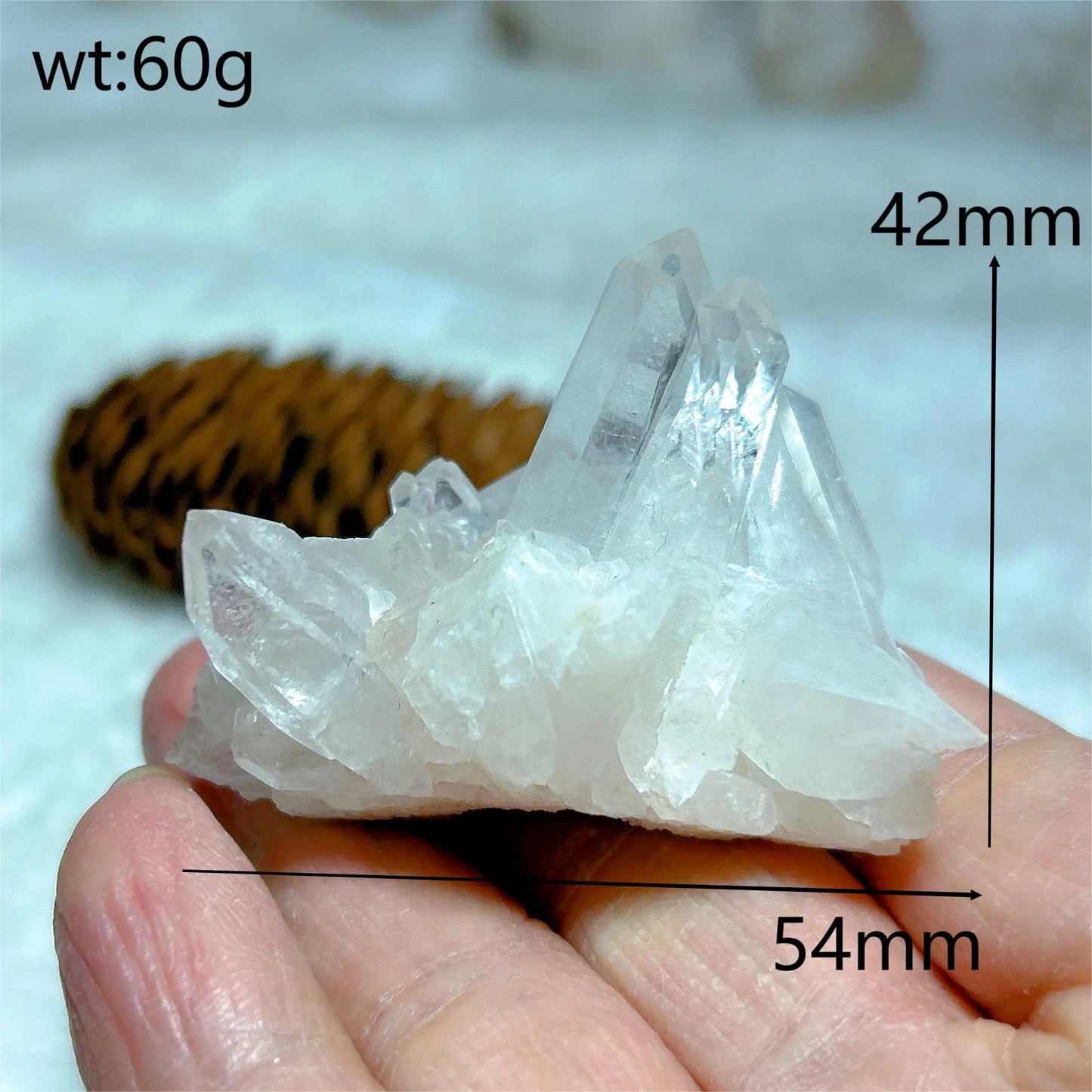 Healing Natural Crystals Clear Quartz Cluster-Jupi Collects Online Market