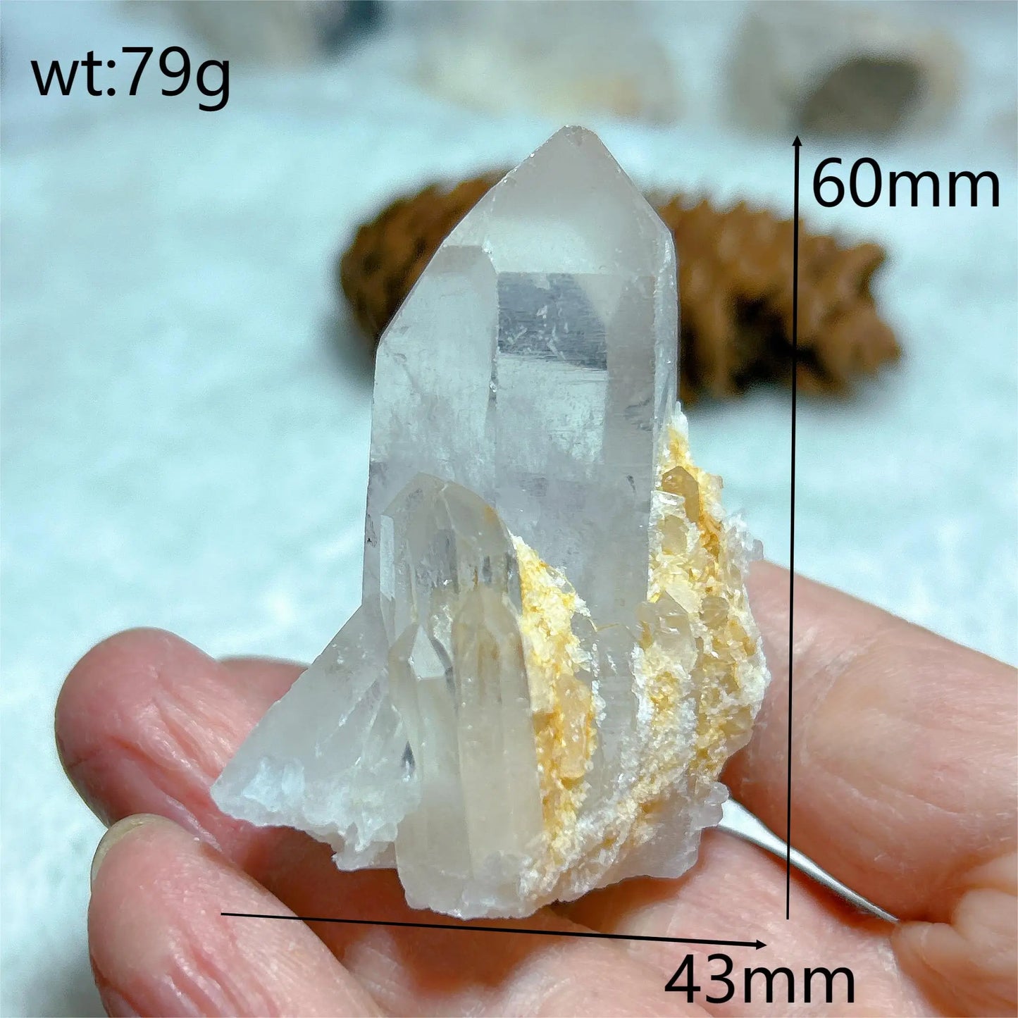 Healing Natural Crystals Clear Quartz Cluster-Jupi Collects Online Market