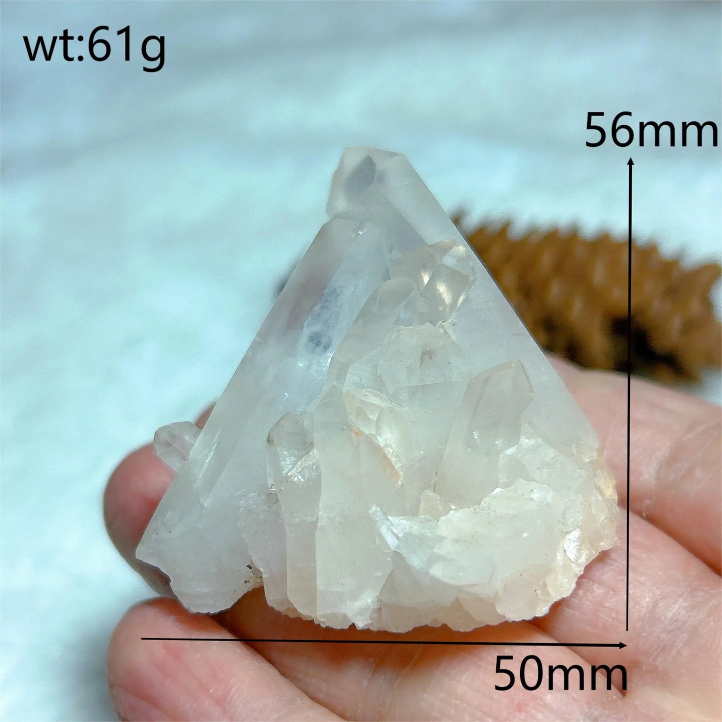 Healing Natural Crystals Clear Quartz Cluster-Jupi Collects Online Market