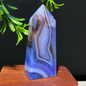 Natural Violet lace Agate  Tower-Jupi Collects Online Market