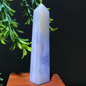 Natural Violet lace Agate  Tower-Jupi Collects Online Market