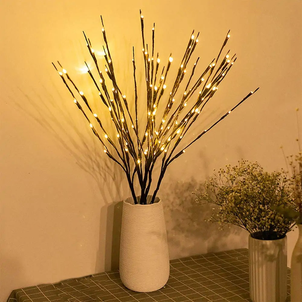 LED Willow Branch Lamp: Elegant Home Decor Accent-Jupi Collects Online Market