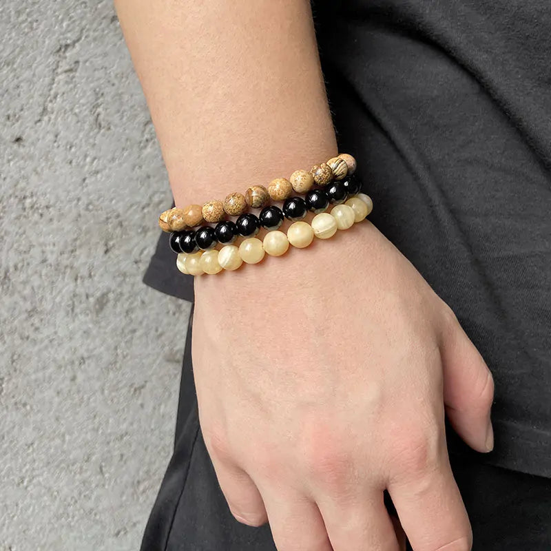 Natural Stone Bracelet Sets-Jupi Collects Online Market