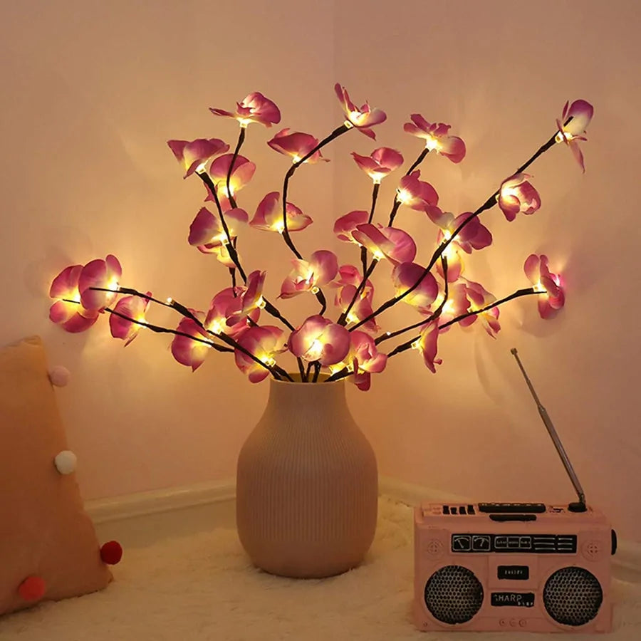 LED Willow Branch Lamp: Elegant Home Decor Accent-Jupi Collects Online Market