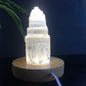 Natural  Crystal Selenite Tower Lamp-Jupi Collects Online Market